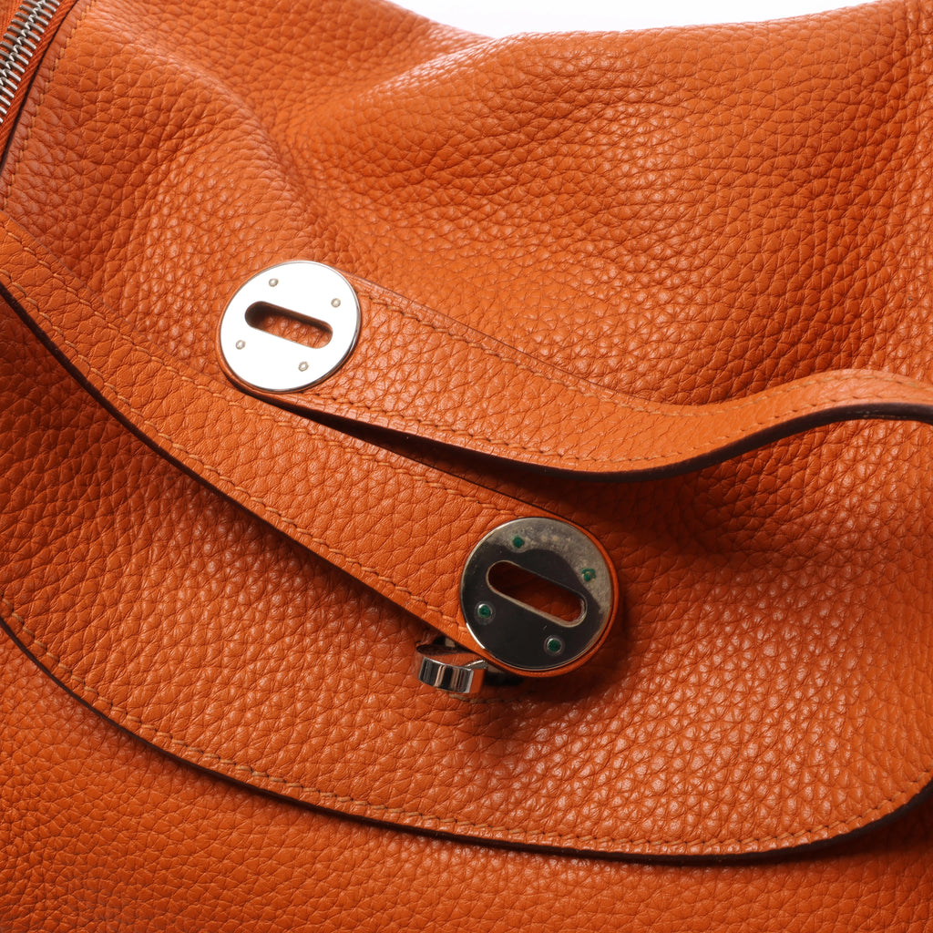 Hermès Lindy 34 Taurillon Clemence 2Way Handbag Orange □R: 2014