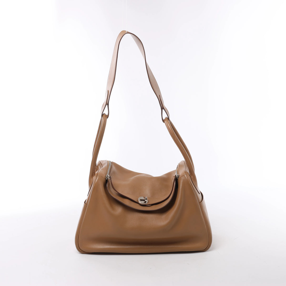 Hermès Lindy 34 Veau Swift Leather 2Way Handbag in Brown □L: 2008