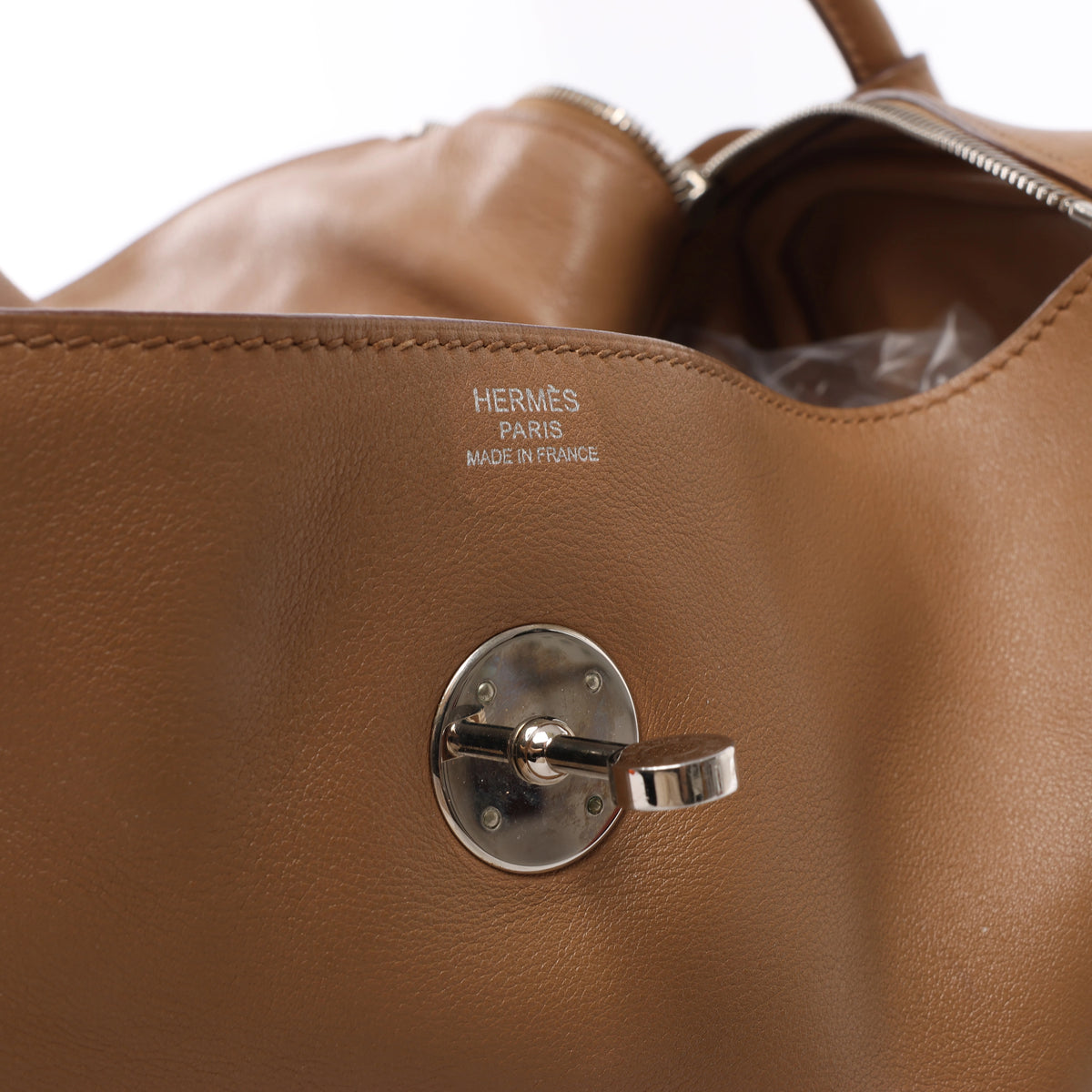 Hermès Lindy 34 Veau Swift Leather 2Way Handbag in Brown □L: 2008
