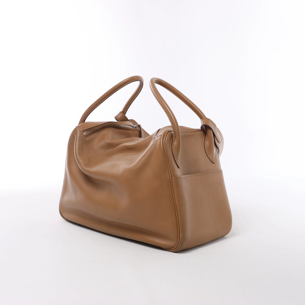 Hermès Lindy 34 Veau Swift Leather 2Way Handbag in Brown □L: 2008
