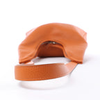 HERMES Massai PM Taurillon Clemence Leather Shoulder Bag in Orange □J: 2006