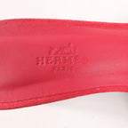 HERMES OASIS Suede Sandals in Pink, Size 38 EU