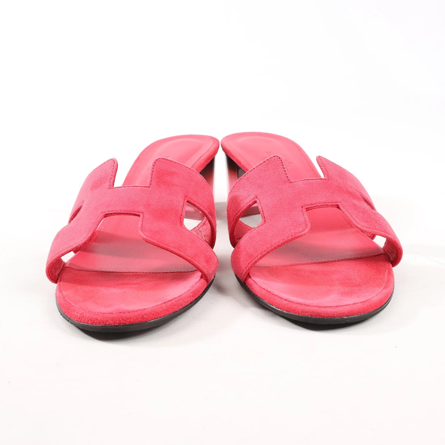 Sandales en daim rose HERMES OASIS, pointure 38 EU