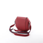 HERMES Octagon Veau Epsom Crossbody Bag in Rouge Grenat X: 2016
