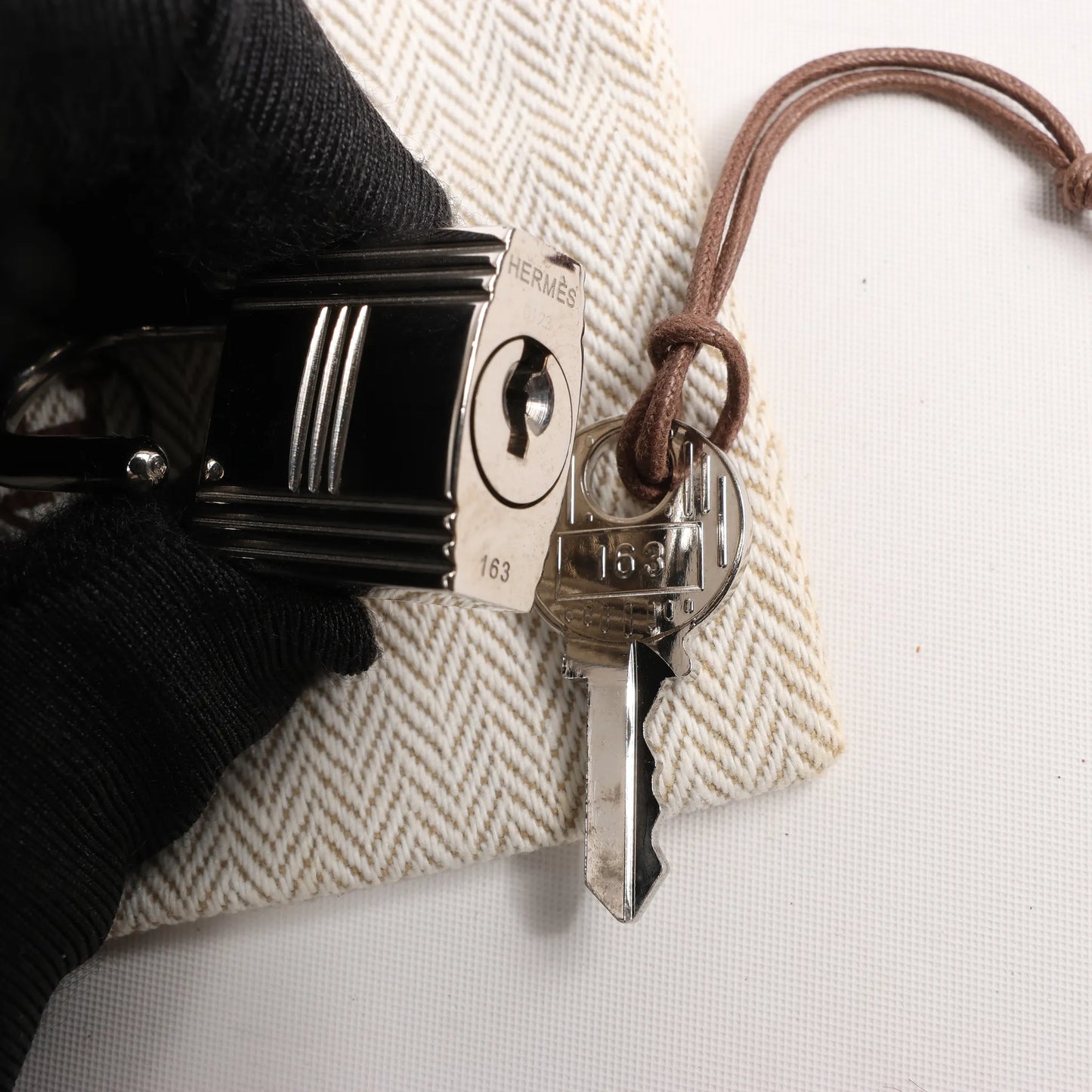 HERMES Picotin Lock 18 PM Taurillon Clemence Handbag in Blue □Q:2013