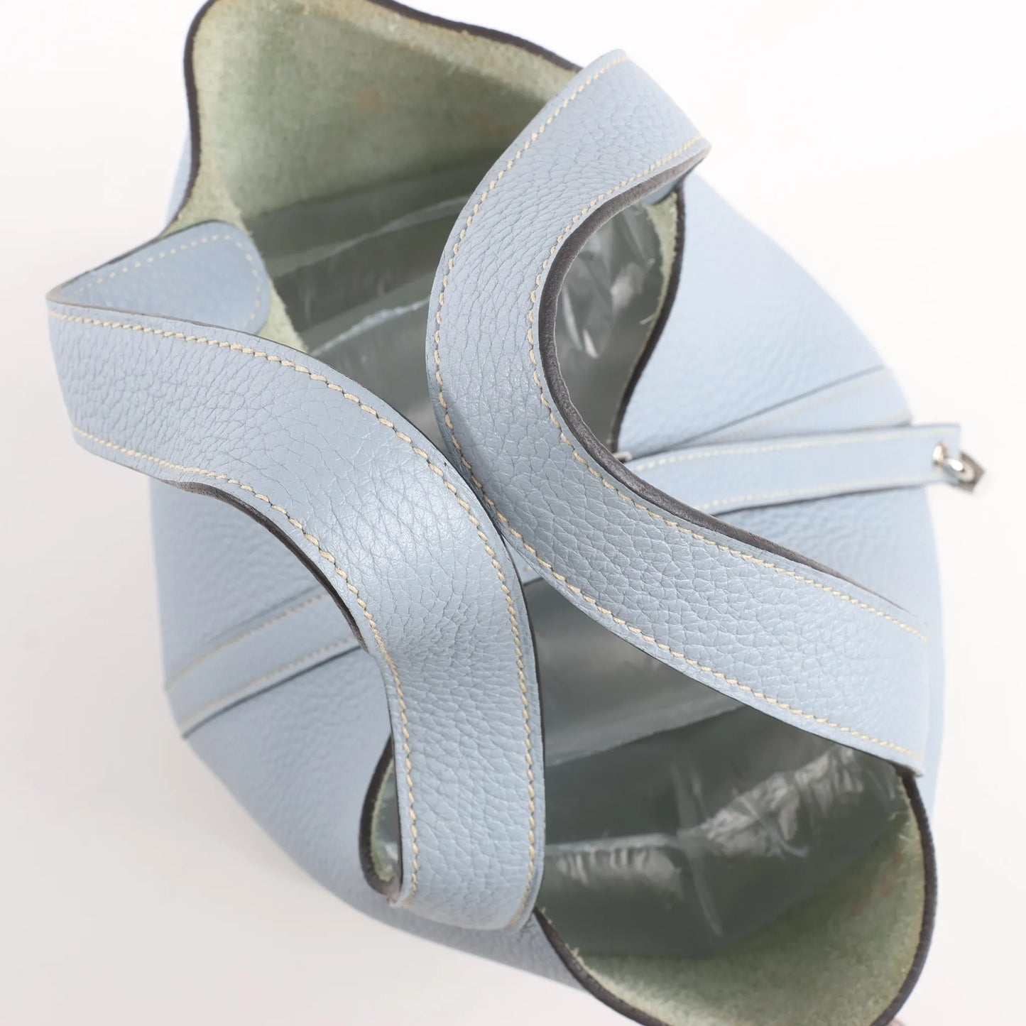 HERMES Picotin Lock 18 PM Taurillon Clemence Handbag in Blue □Q:2013