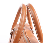 HERMES Plume 40 Evercolor Gold Silver Metal Fittings Handbag Z: 2021