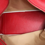 HERMES Plume 45 Fjord Handbag in Rouge vif □B: 1998