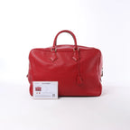 HERMES Plume 45 Fjord Handbag in Rouge vif □B: 1998