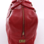 HERMES Plume 45 Fjord Handbag in Rouge vif □B: 1998