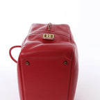 HERMES Plume 45 Fjord Handbag in Rouge vif □B: 1998