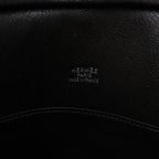 HERMES Plume Dog 38 Toile H & Leather in Beige×Brown □F: 2002