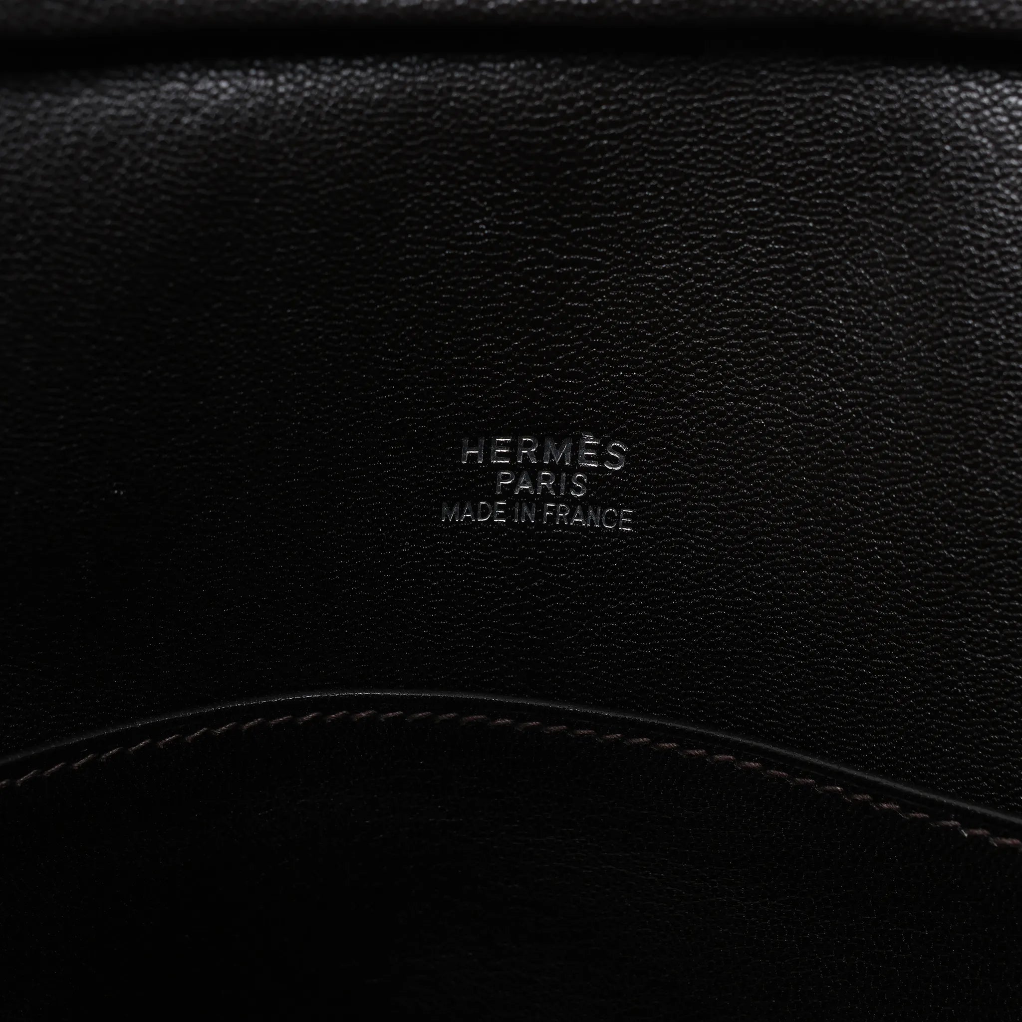HERMES Plume Dog 38 Toile H & Leather in Beige×Brown □F: 2002