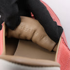 Hermès Quick Leather x Suede Sneakers in Pink, Size EU 37