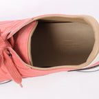 Hermès Quick Leather x Suede Sneakers in Pink, Size EU 37