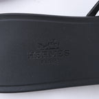 Sandalias de goma Rivage de HERMES en negro, talla 36 UE