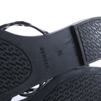 Sandalias de goma Rivage de HERMES en negro, talla 36 UE