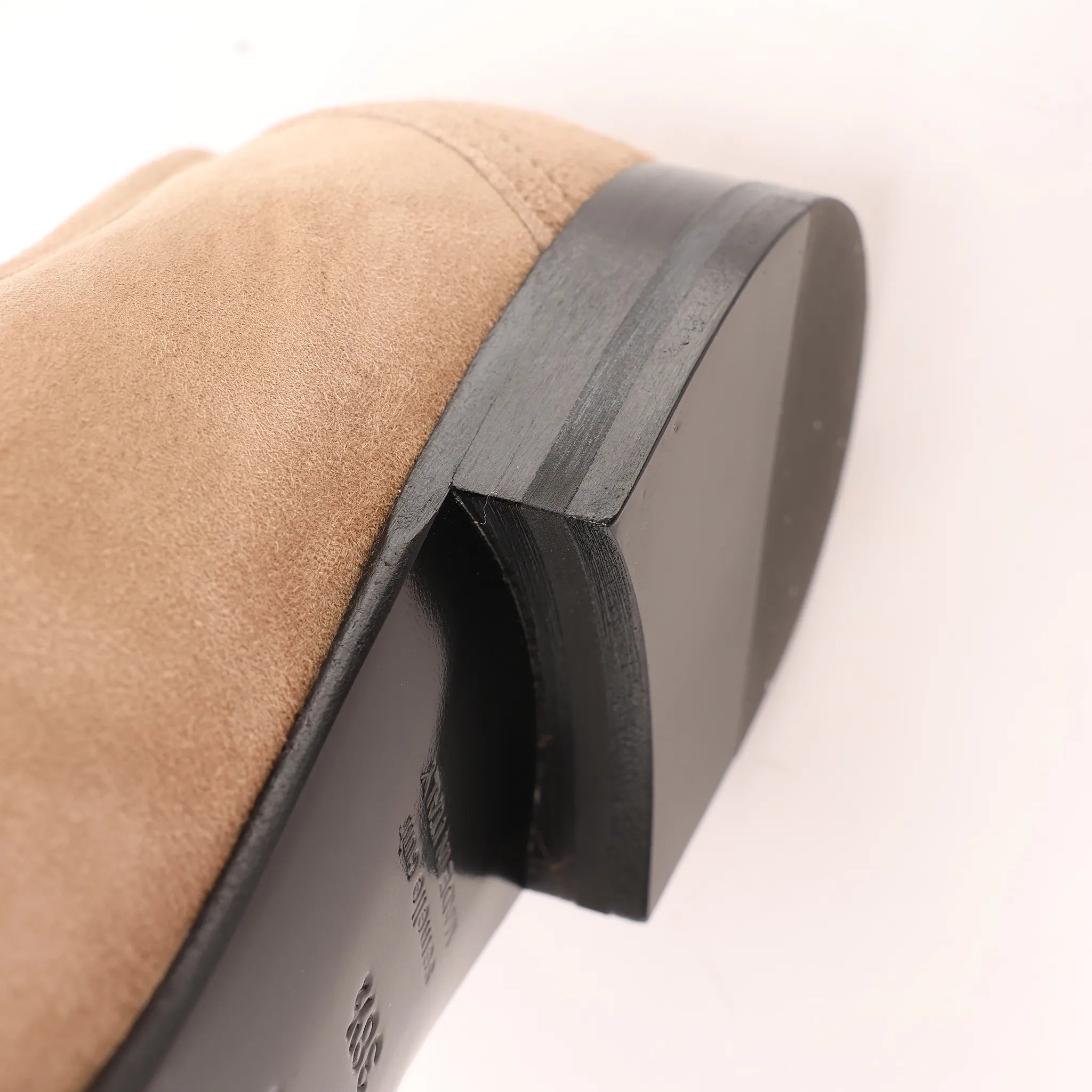 Hermès Royal Suede Loafer in Beige, Size 38.5 EU