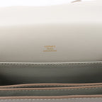 Hermes Sac Roulis 23 Evercolor Crossbody Bag in Pearl Gray C: 2018