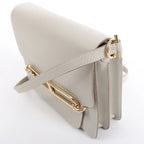 Hermes Sac Roulis 23 Evercolor Crossbody Bag in Pearl Gray C: 2018
