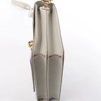 Hermes Sac Roulis 23 Evercolor Crossbody Bag in Pearl Gray C: 2018