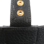 HERMÈS Sac à Depeche 38 Ardennes Leather Handbag in Black ○V:1992