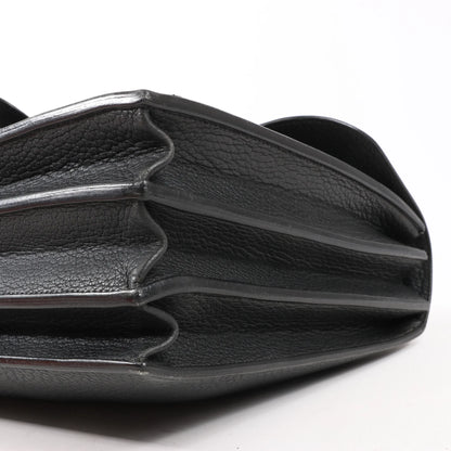 HERMÈS Sac à Depeche 38 Ardennes Lederhandtasche in Schwarz ○V:1992