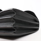 HERMÈS Sac à Depeche 38 Ardennes Leather Handbag in Black ○V:1992