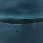 Hermès Sac à Dépêches 27 Taurillon Clemence Handbag in Blue Jean □L: 2008