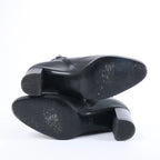 Botas largas de cuero Hermes New Jersey en negro, talla 38 UE