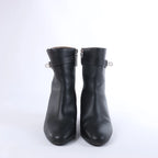 Botas largas de cuero Hermes New Jersey en negro, talla 38 UE