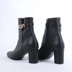 Botas largas de cuero Hermes New Jersey en negro, talla 38 UE