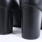 Botas largas de cuero Hermes New Jersey en negro, talla 38 UE