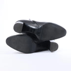 Botas largas de cuero Hermes New Jersey en negro, talla 38 UE