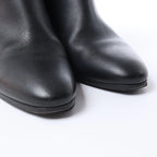 Botas largas de cuero Hermes New Jersey en negro, talla 38 UE
