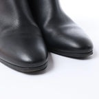 Hermès Saint Germain Leather Ankle Boots in Black, size 36