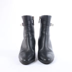Botas largas de cuero Hermes New Jersey en negro, talla 38 UE