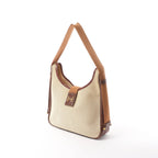Hermes Sako Toile H Shoulder Bag in Brown ○O:1985