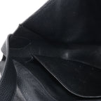 HERMES Steve Caporal 27 Taurillon Clemence in Black and Silver Metal Fittings Crossbody Bag  X: 2016
