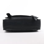 HERMES Steve Caporal 27 Taurillon Clemence in Black and Silver Metal Fittings Crossbody Bag  X: 2016