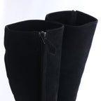 Botas largas de ante Hermes en marrón, talla 37.5 UE
