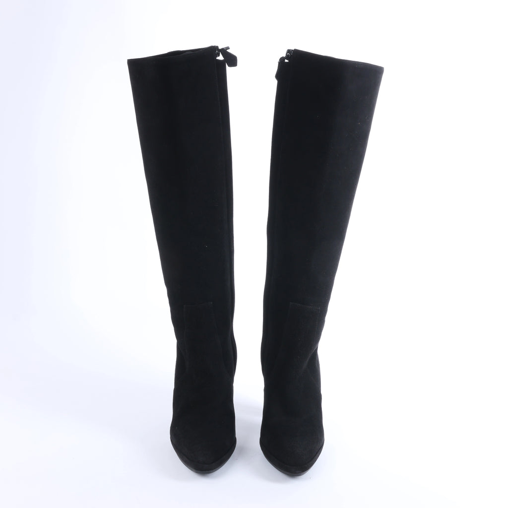 Botas largas de ante Hermes en marrón, talla 37.5 UE