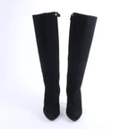 Botas largas de ante Hermes en marrón, talla 37.5 UE