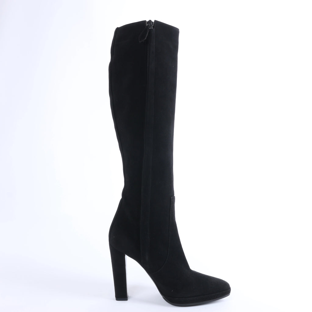 Botas largas de ante Hermes en marrón, talla 37.5 UE