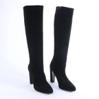 Botas largas de ante Hermes en marrón, talla 37.5 UE
