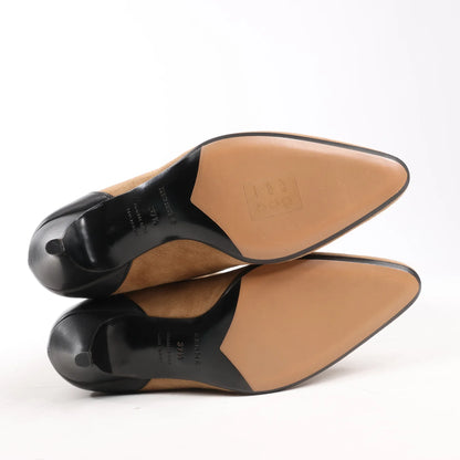 Hermes Suede Long Boots in Brown, Size 37.5 EU