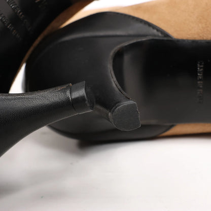 Hermes Suede Long Boots in Brown, Size 37.5 EU