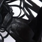 Hermès Black Suede Strappy Sandals EU 41
