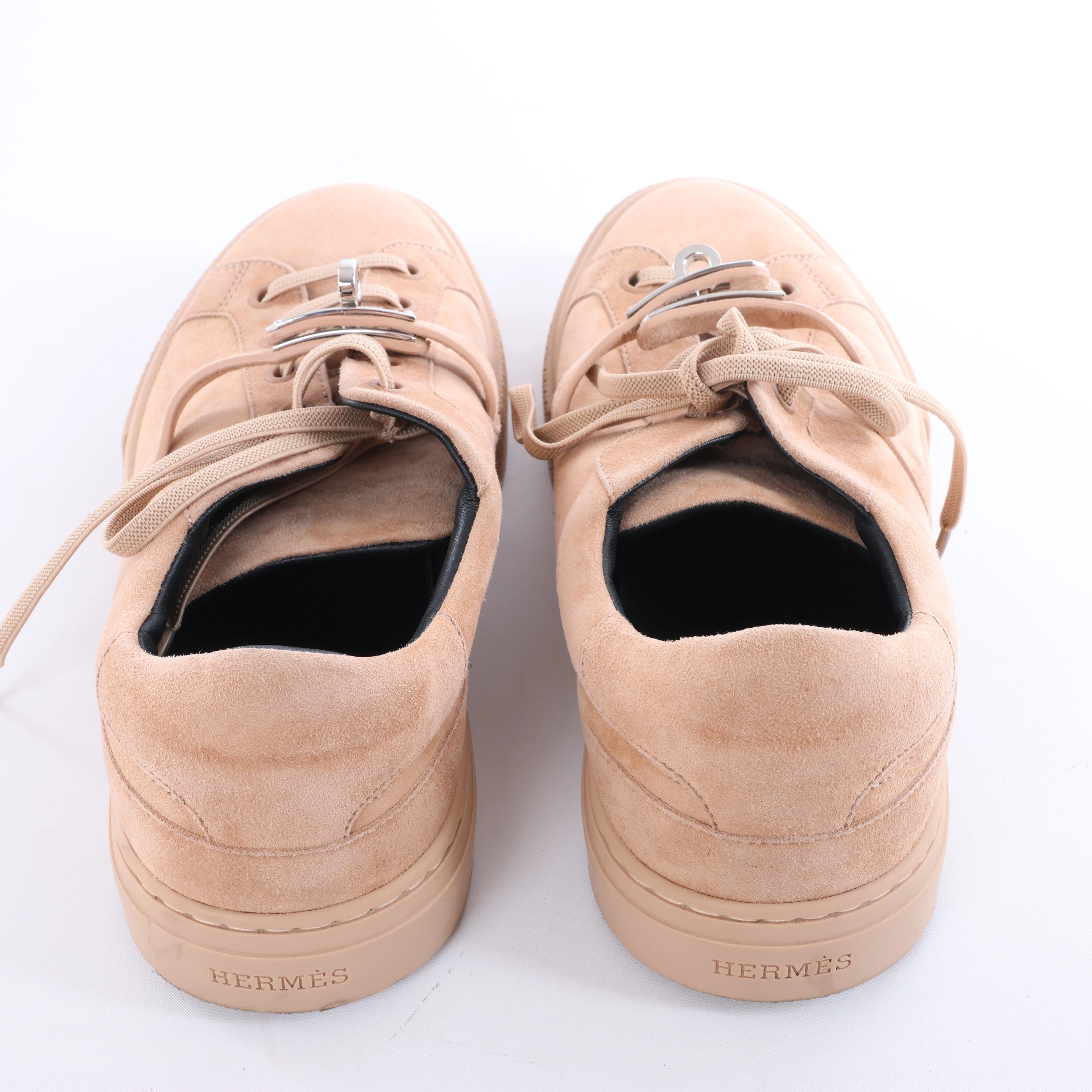 Hermès Day Suede Sneakers in Beige RG222181Z, Size EU 37