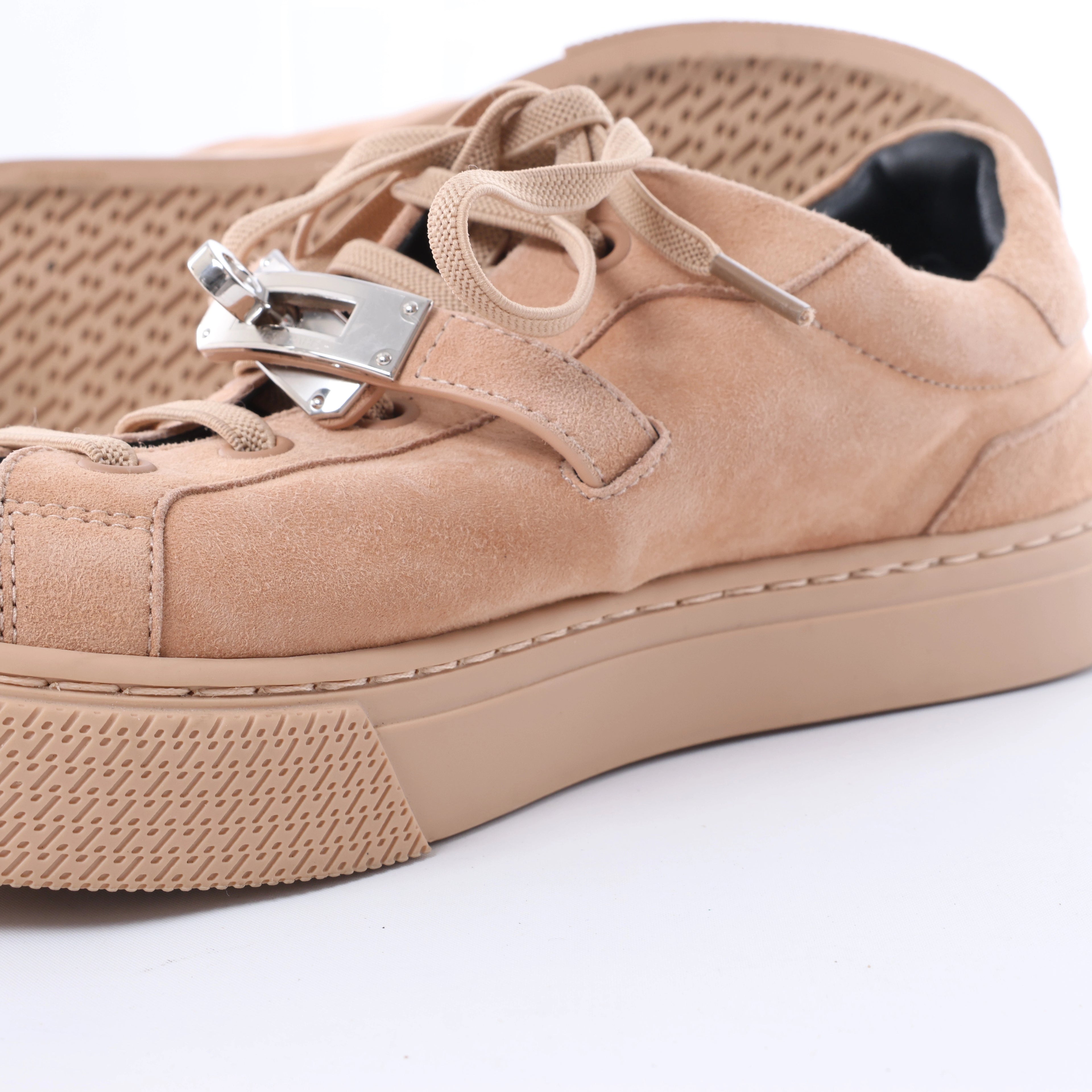 Hermès Day Suede Sneakers in Beige RG222181Z, Size EU 37